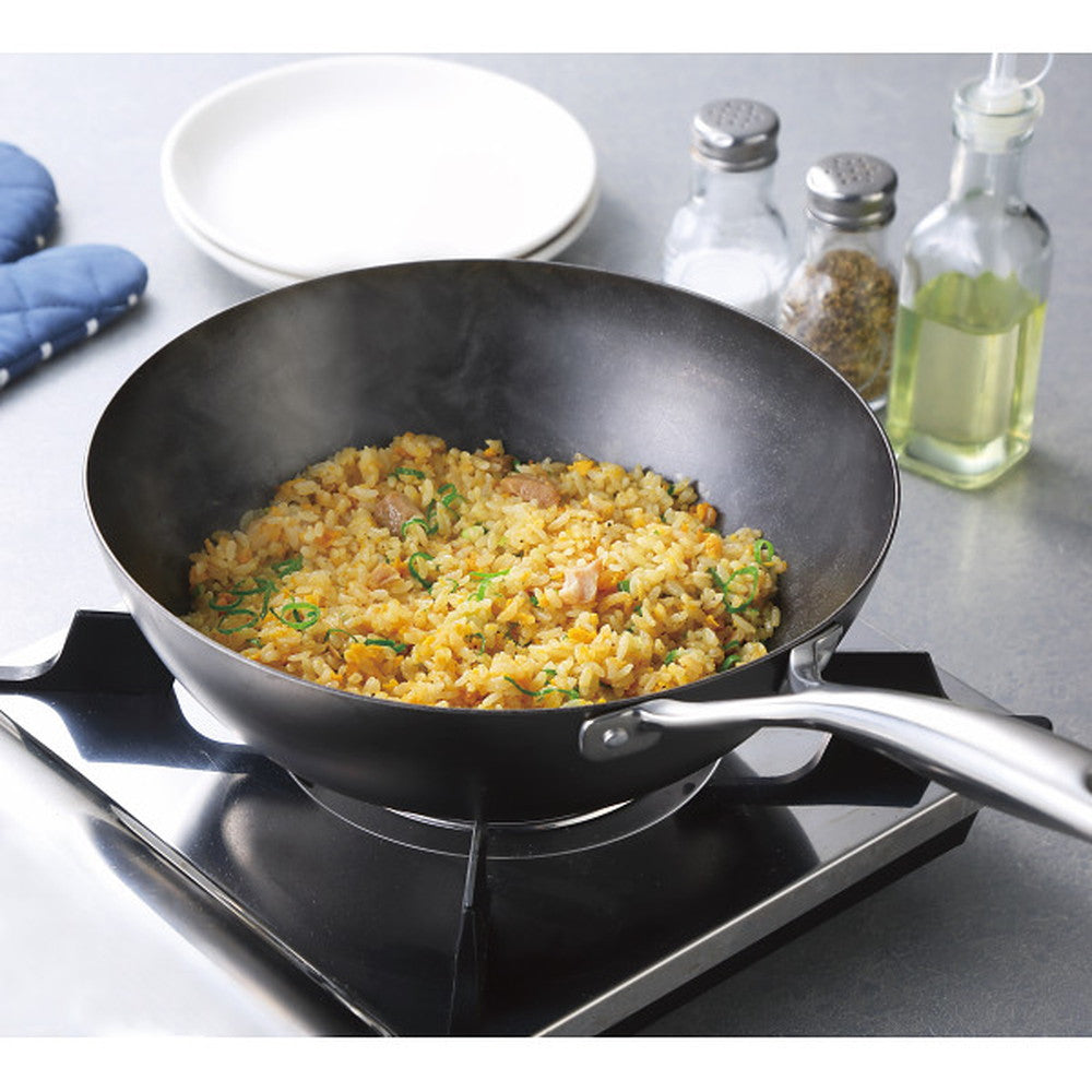 Nitrided Iron Deep Frying Pan (26cm)
