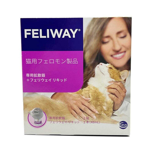 Seba Japan Cat Feliway Diffuser + Liquid - 1 Diffuser + 48ml Liquid
