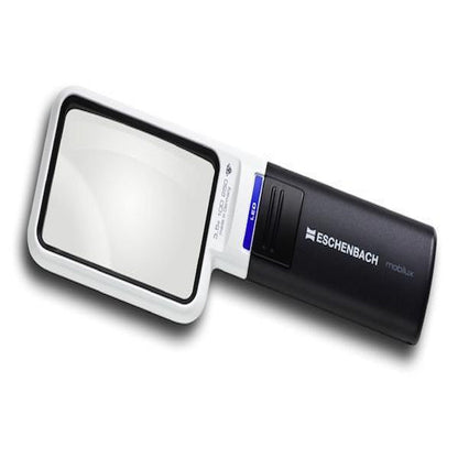 Eschenbach Mobilux LED + Mobase LED Wide Light Loupe & Stand 50×75mm (3.5x)