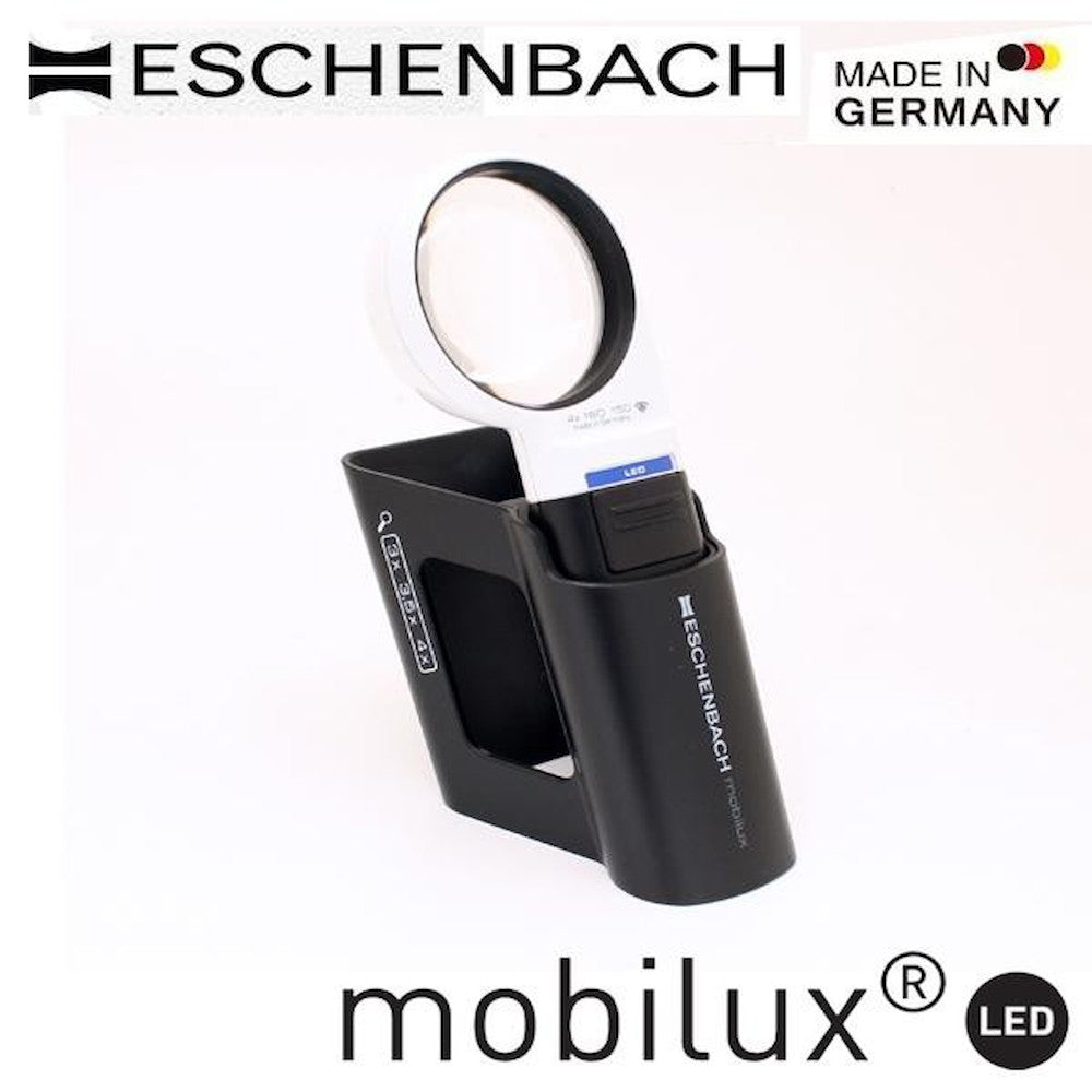 LED Wide Light Magnifier & Stand 60mmΦ (4x)