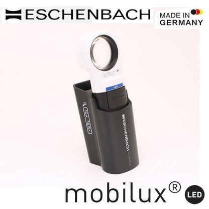 Eschenbach Mobilux LED + Mobase LED Wide Light Loupe & Stand 35mmΦ (10x)