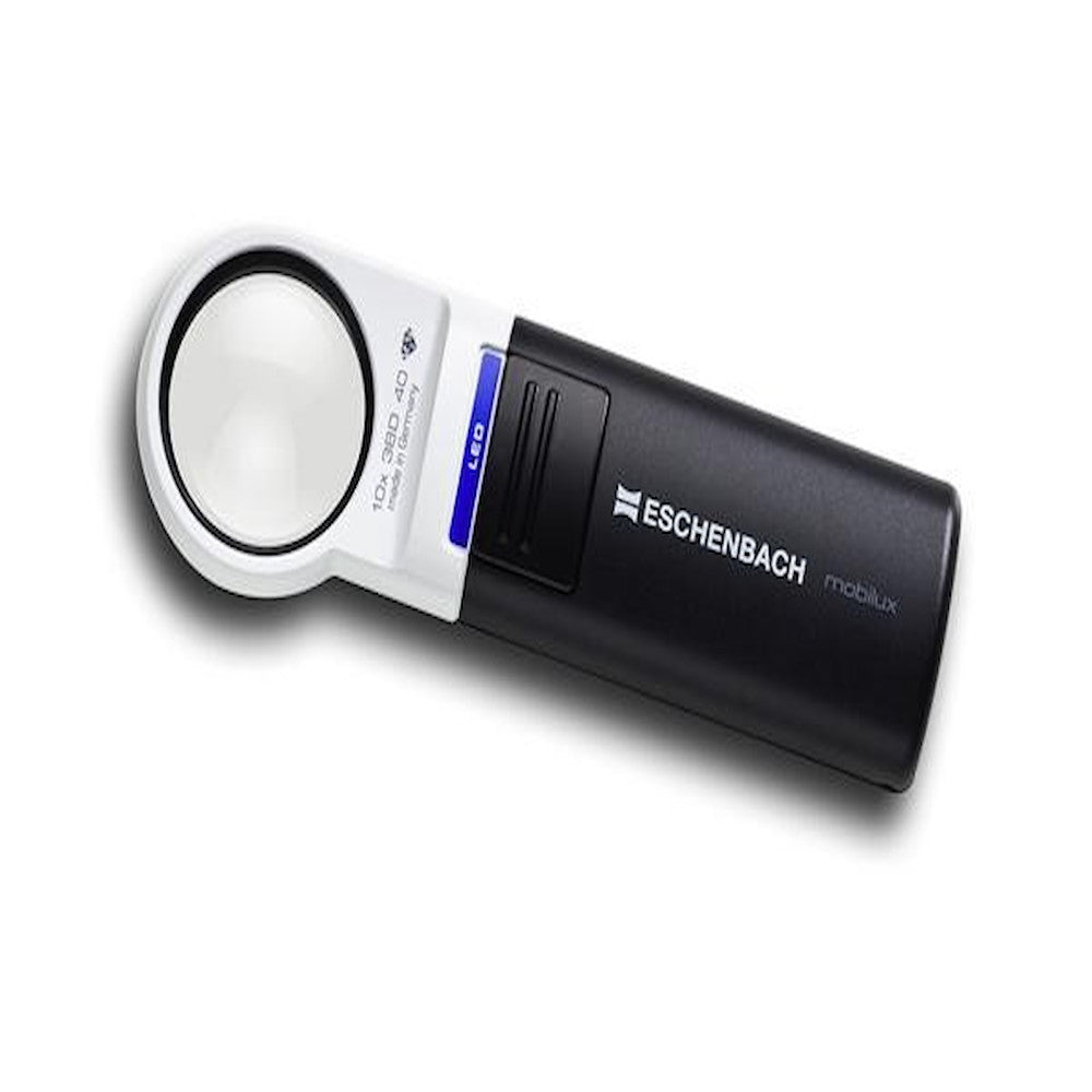 Eschenbach Mobilux LED + Mobase LED Wide Light Loupe & Stand 35mmΦ (10x)