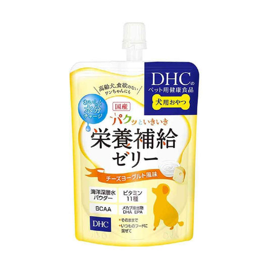 DHC Dog Nutritional Jelly for Vitality Cheese Yogurt Flavor 130g