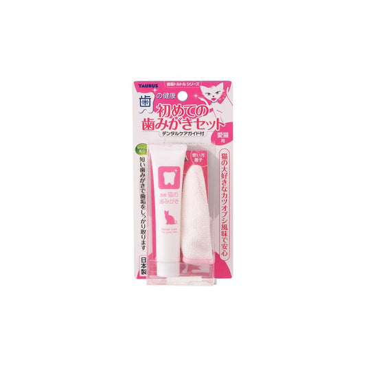 Taurus First Toothbrush Set for Cats 21g + 1 Sheet