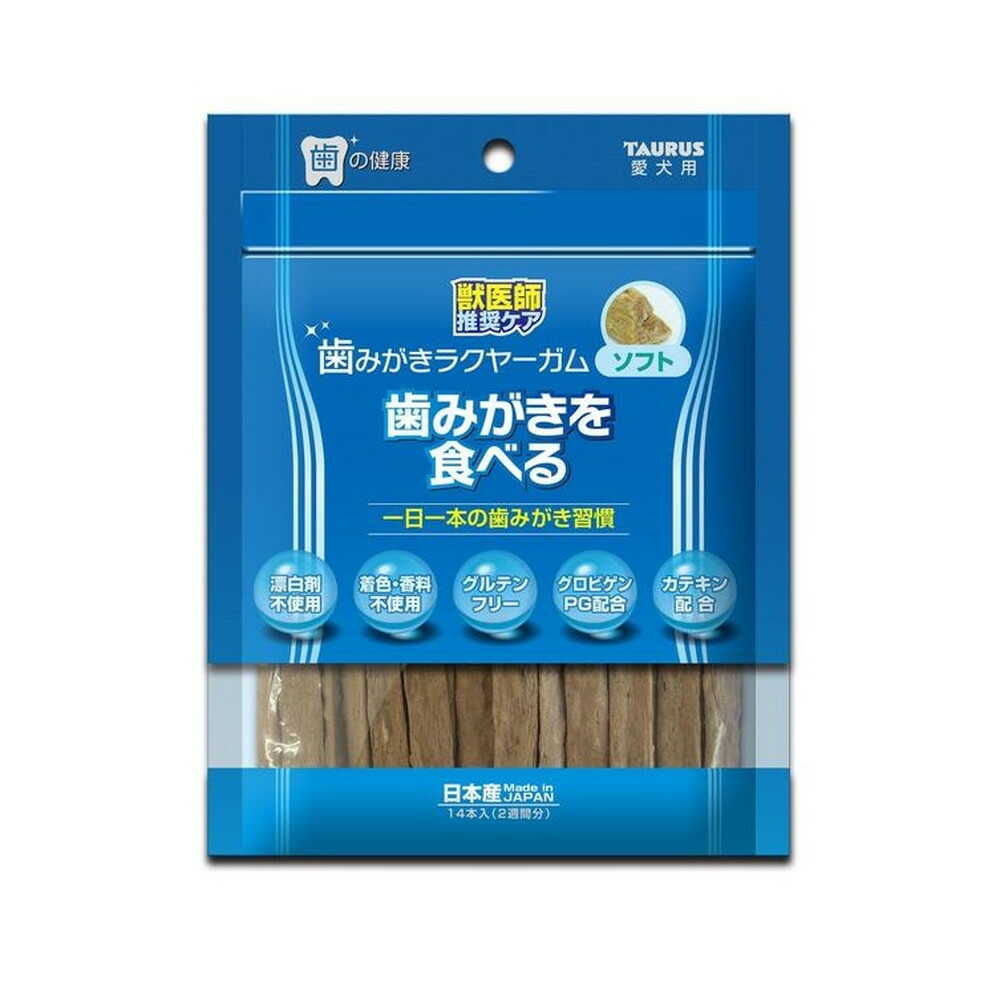 Taurus Tooth Cleaning Lakuya Gum Soft 14 Pieces