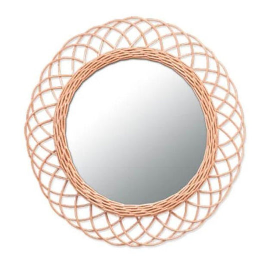 Wicker Mirror L Natural 11641