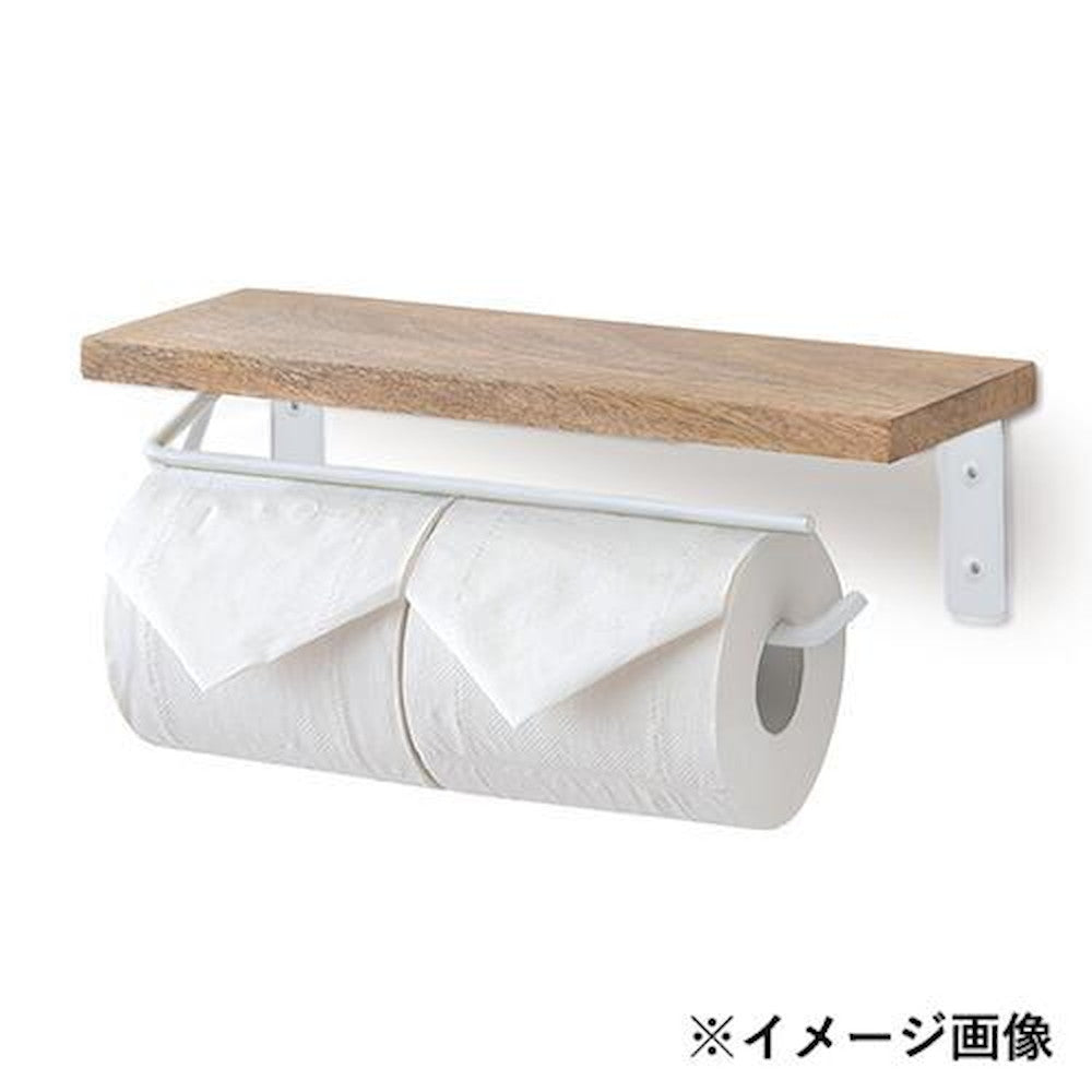Double Toilet Paper Holder White 41371