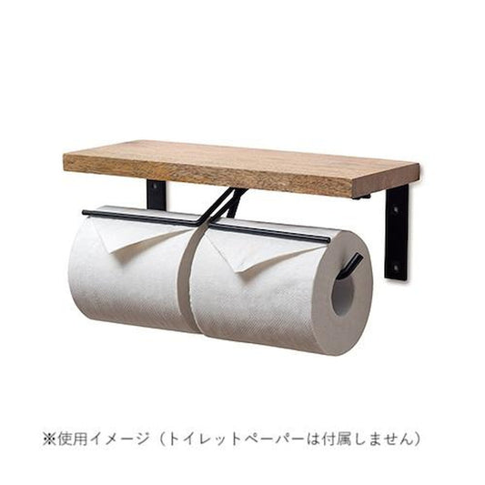Toilet Paper Holder Double BK 41391