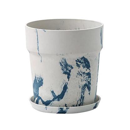 Urban Plants Pot Marble Milk/Blueberry
