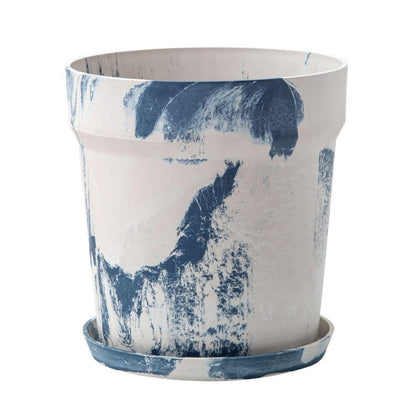 Urban Plants Pot Marble Milk/Blueberry