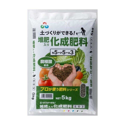 Asahi Agria Compost-Added Chemical Fertilizer 553 5kg