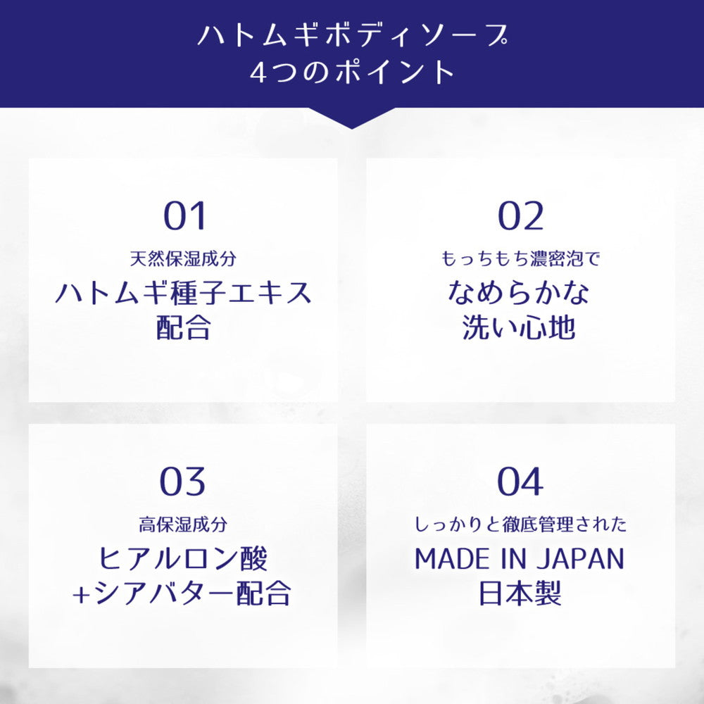 Reihaku Job's Tears Body Soap 800ml