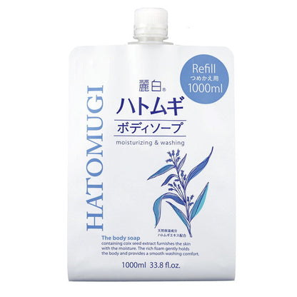 Reihaku Job's Tears Body Soap Refill Large Size 1000ml