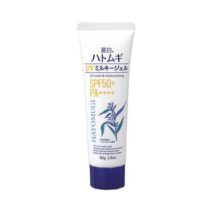 Reihaku Hatomugi UV Milky Gel SPF50+ 80g