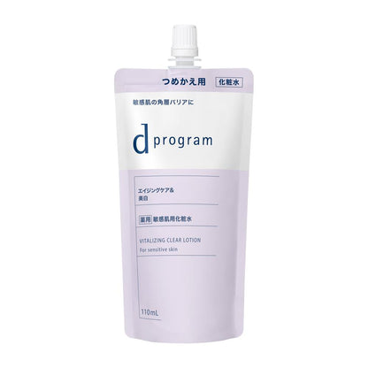 Shiseido d Program Vitalizing & Clear Lotion EX (Refill) 110ml