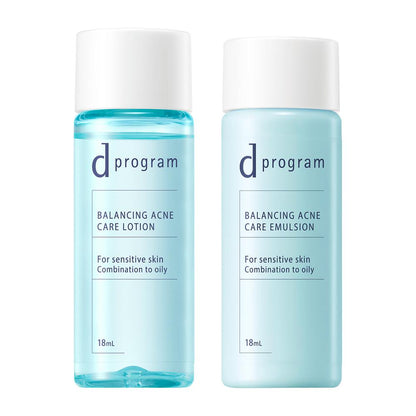 Shiseido d Program Balance & Acne Care Set EX 18ml + 18ml