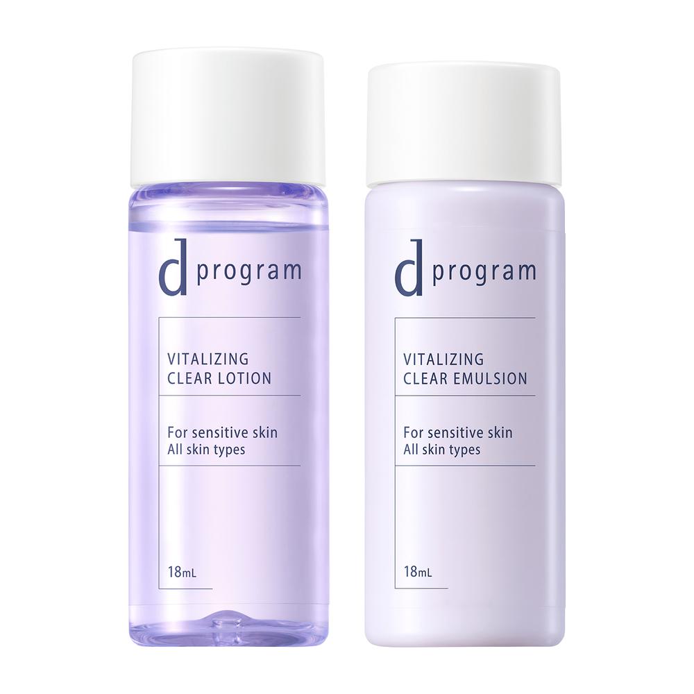 Shiseido d Program Vitalizing & Clear Set EX 18ml + 18ml