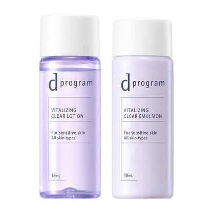 Shiseido d Program Vitalizing & Clear Set EX 18ml + 18ml