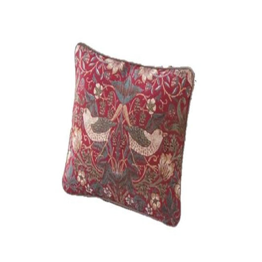 Strawberry Thief Pillow Cushion Cover 40×30cm LL1710 Red