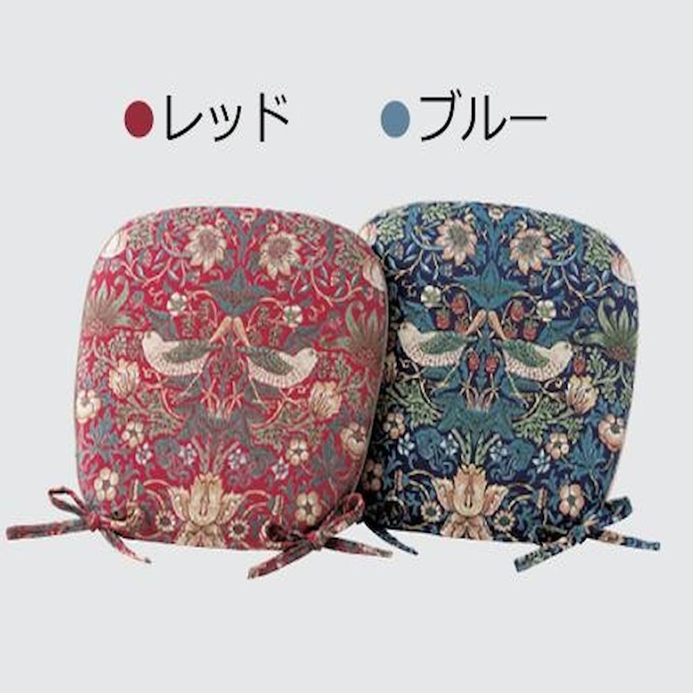 Strawberry Thief Dining Seat Cushion LN1710 Blue