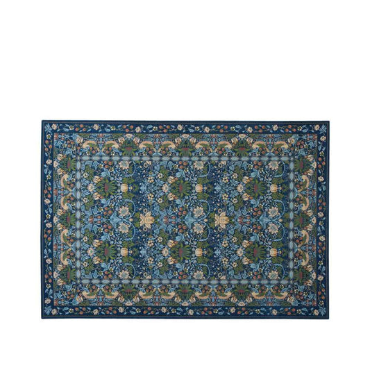 Strawberry Thief Rug Approx. 140×200cm KF1709 B Blue