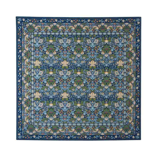 Strawberry Thief Rug Approx. 200×200cm KF1709 B Blue