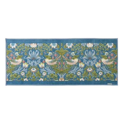 Strawberry Thief Interior Mat 50×120cm BG Blue Green