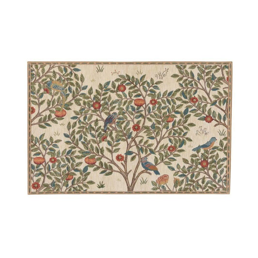 Kelmscott Tree Mat Approx. 60×90cm I Ivory