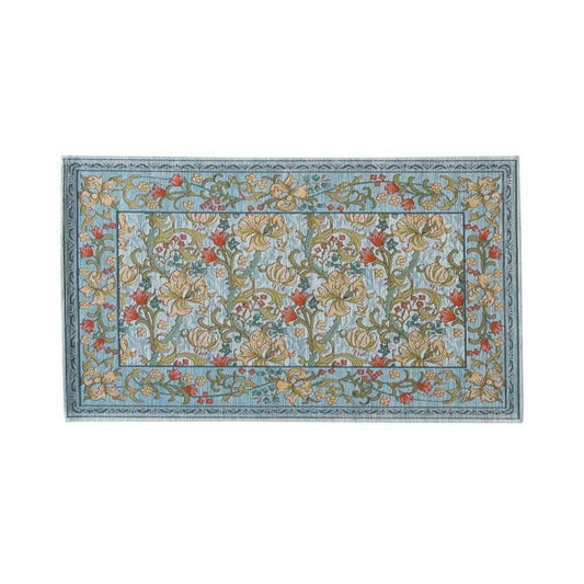 Golden Lily Minor Mat Approx. 45×75cm B Blue