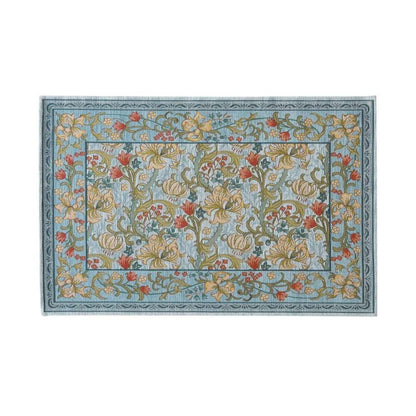 Golden Lily Minor Mat Approx. 60×90cm B Blue