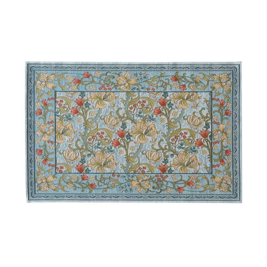 Golden Lily Minor Mat Approx. 60×90cm B Blue