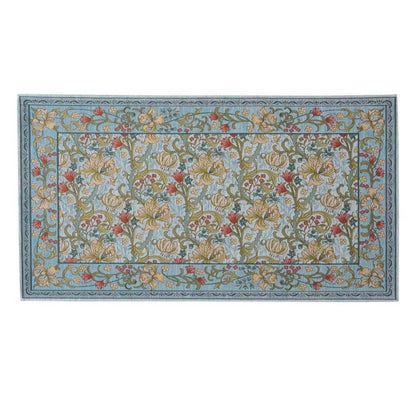 Golden Lily Minor Mat Approx. 67×120cm B Blue