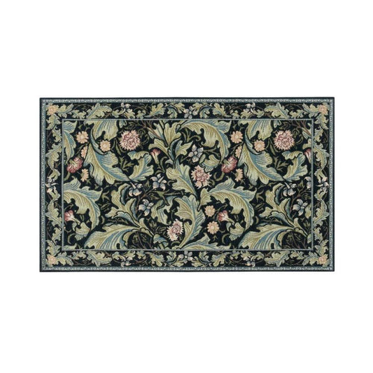 Lester Acanthus Mat Approx. 45×78cm FH1710A B Blue