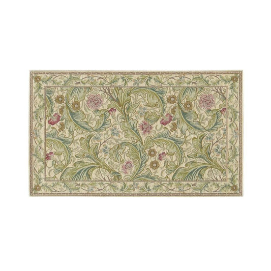 Leicester Acanthus Mat Approximately 45×78cm BE Beige