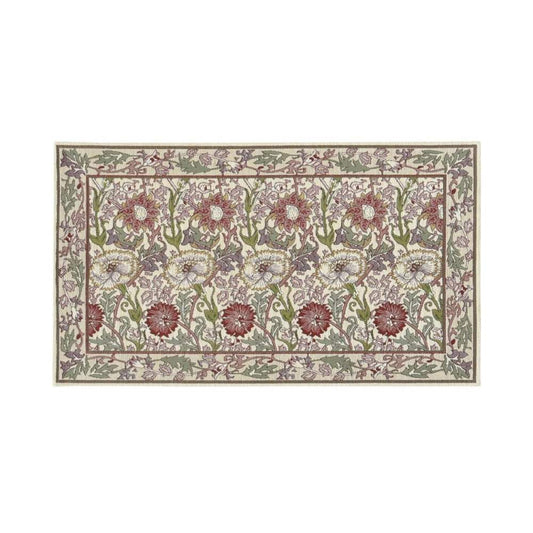 Pink and Roses Mat Approx. 46×79cm FH1718A P Pink