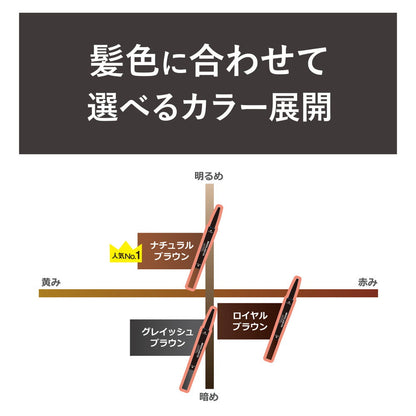 BCL Brow Lash EX Water Strong Eyebrow (Pencil & Liquid) Royal Brown