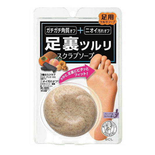BCL TsuruRi Foot Scrub Soap 80g