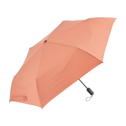 Quick Shut Automatic Folding Umbrella 55cm Terracotta