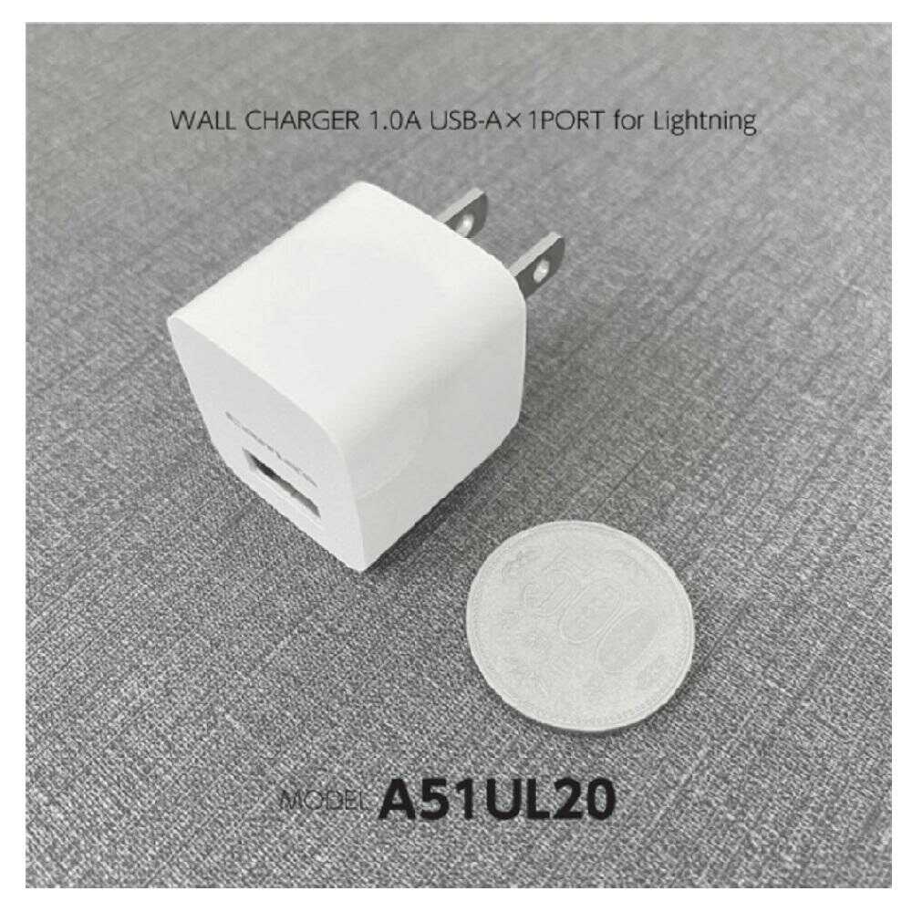 Tama Electronics Lightning Wall Charger Set 1A TA51UL20W