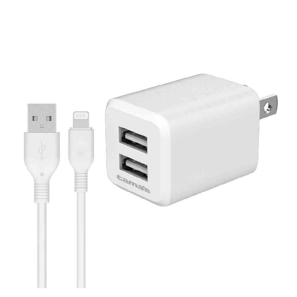 Tama Electronics AC Charger 2.4A AA155U2L10W