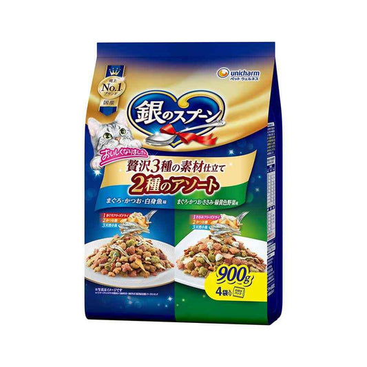 UniCharm Silver Spoon Luxury 3-Ingredient Blend Assorted 900g