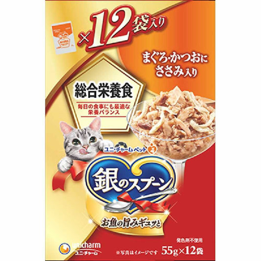 Uni-Charm Silver Spoon Pouch Complete Nutrition Chicken Fillet 12P 660g