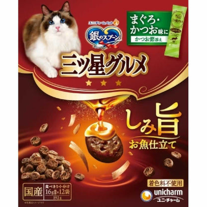 Uni-Charm Three-Star Gourmet Rich Fish Flavor Tuna & Bonito 192g