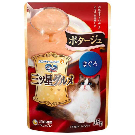 Unicharm Three-Star Gourmet Pouch Potage Tuna 35g