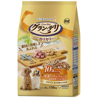 Gran Deli Crunchy Dry Food for Dogs 10 Years and Older 1.55kg