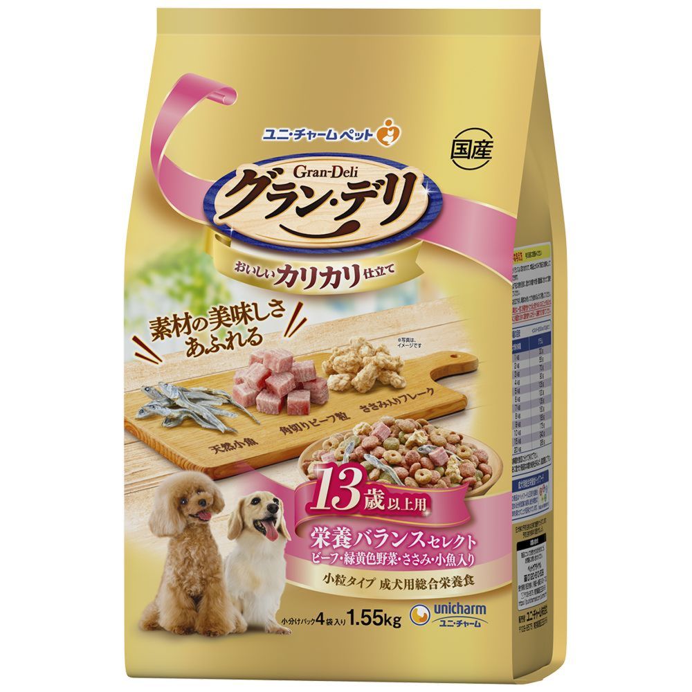 Gran Deli Crunchy Dry Food for Cats Over 13 Years Old 1.55kg