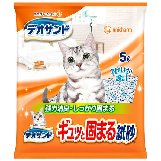 Unicharm Deo Sand Clumping Cat Litter 5L