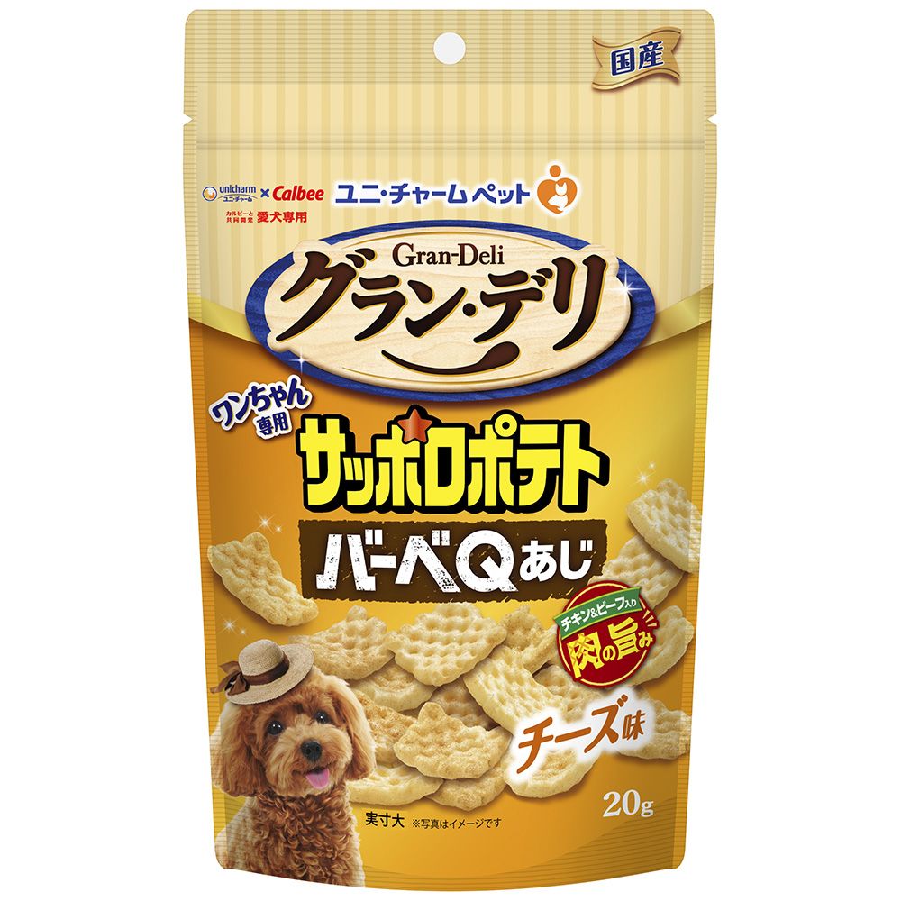 Uni-Charm Gran Deli Dog-Specific Sapporo Potato BBQ Flavor Cheese 20g