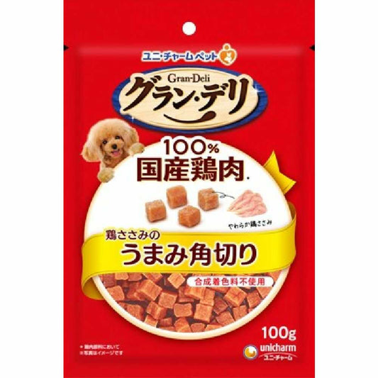 Uni-Charm Today's Reward Chicken Breast Cubes 100g