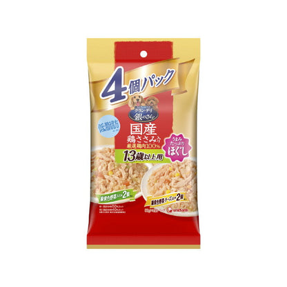 Gran Deli Chicken Breast Pouch Shredded for Cats 13 Years and Older 80g x 4